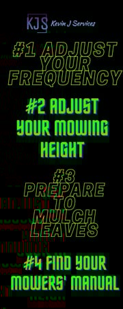 Lawn Mowing In Fall Infographic for Euclid Ohio from Kevin J Services